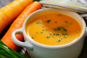 Soupe de carottes à l’orange