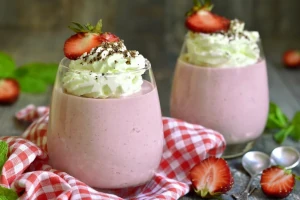 Mousse aux fraises