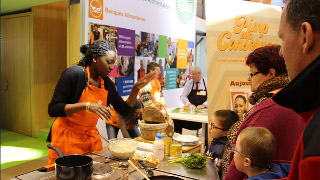 Les Banques alimentaires sont sur le stand de la FNSEA au salon de l'agriculture