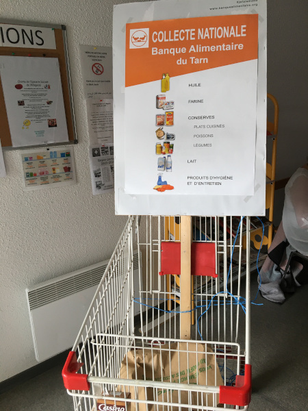 Affiche produits chariot