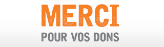 Merci pour vos dons