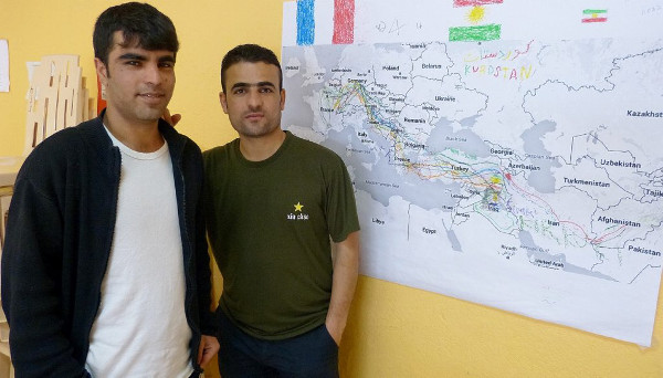 Chico et Pshtiwan et les routes de leur exil. 