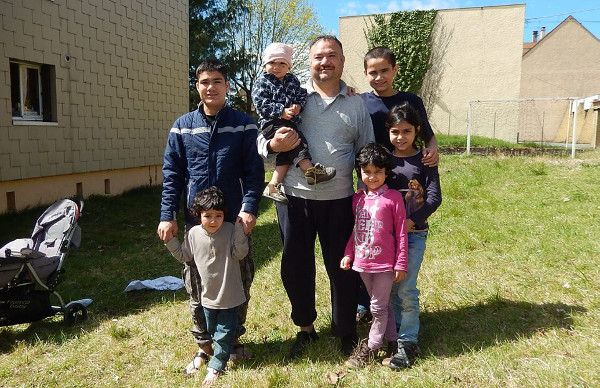 D'origine afghane, la famille Sedeqey quittait ce matin avec regret Gourdon./Photo DDM, A.L. 