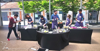 Les collégiens ont tourné une vidéo ou ils montrent comment cuisiner une recette sans déchet © Radio France - Guillaume Farriol