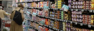Dans les rayons d’un supermarché. PASCAL PAVANI / AFP