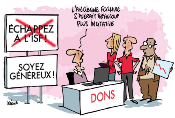 Impot realisee contribuables laises poussee generosite 600