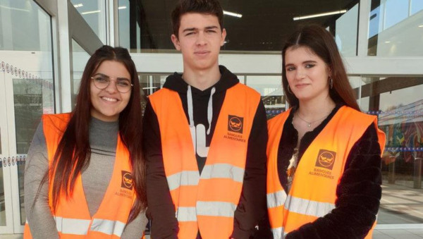 Des lycéens au service de la Banque Alimentaire