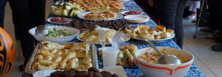 Un buffet aux saveurs colorées préparé par l'association Huda./ Photo C.R.