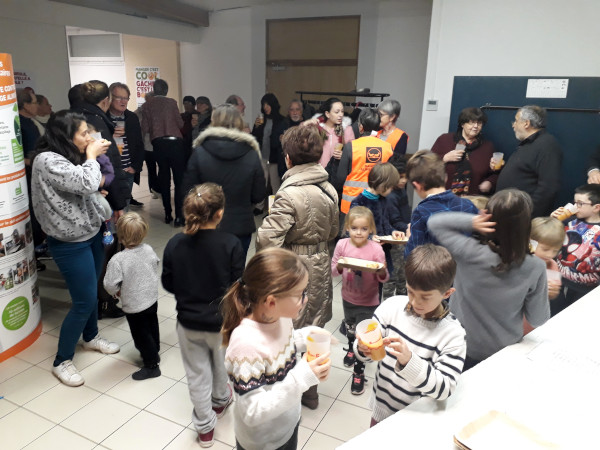 Soupe partagée à Sainte Croix