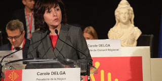 • Carole Delga, présidente de la Région Occitanie.